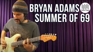 Video thumbnail of "Bryan Adams - Summer Of 69 - Guitar Lesson - How To Play"