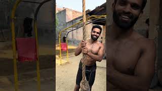 Challenge accepted | checkout full vlog # #motivation #fitness #ropes #mehnat Resimi