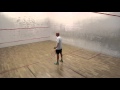 La position du t au squash