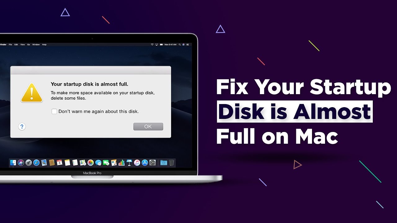 how to empty startup disk mac