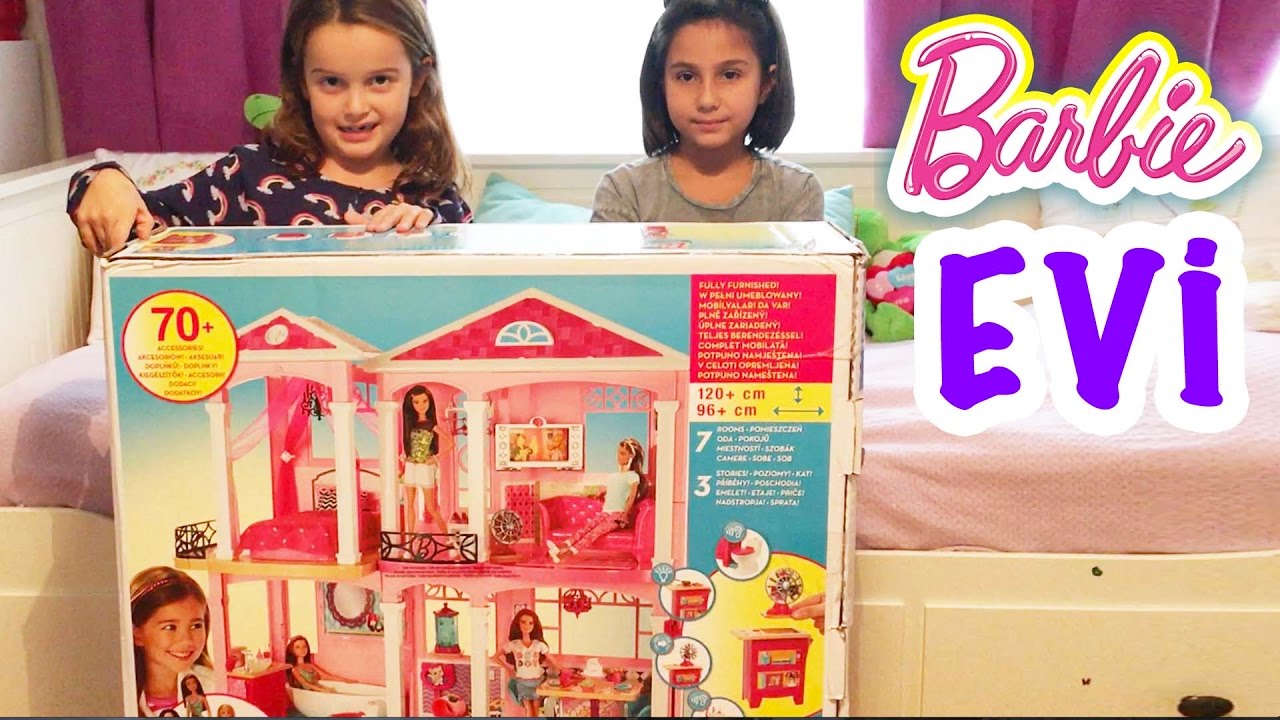 barbie ruya evi oyuncak barbi nin inanilmaz kocaman asansorlu yeni evi evcilik tv youtube