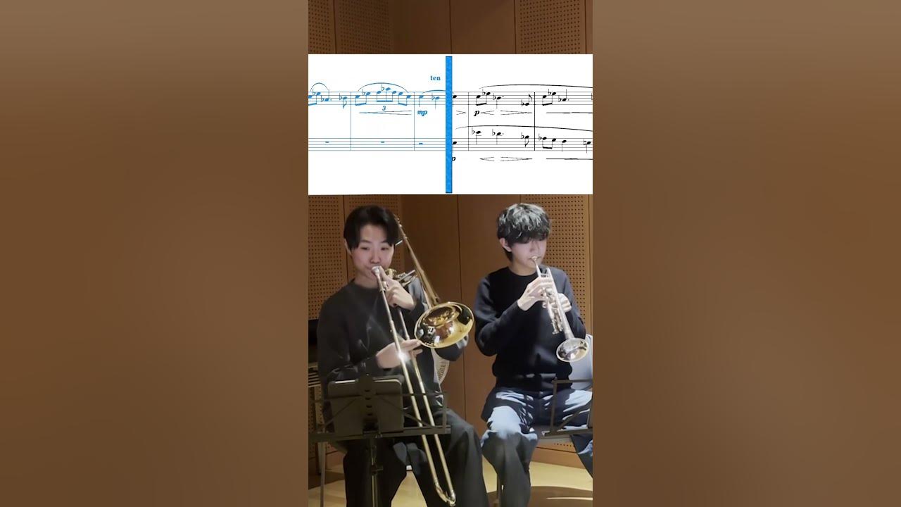 Trumpet Meets Trombone: Love at First Sight | Hayato Kodama and Kanta Ogura play "Finisterrai"