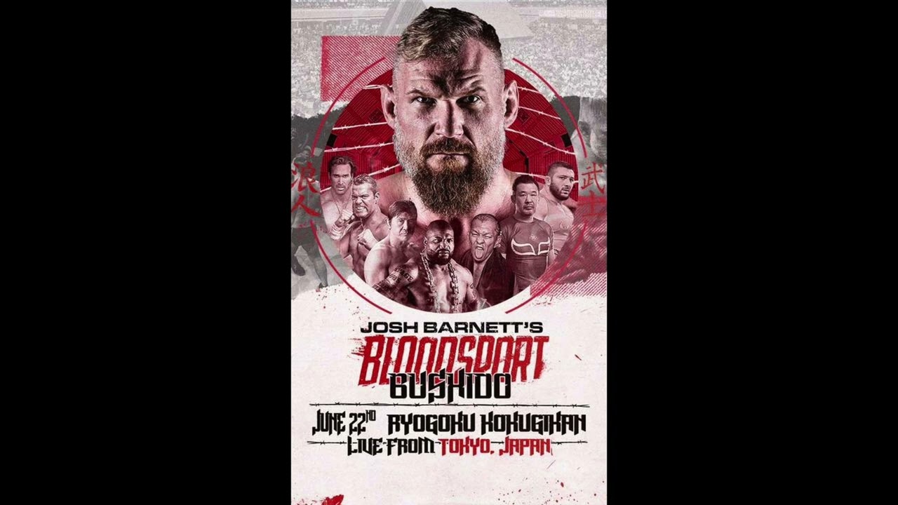 ⭕️LIMITED 30⭕️ BLOODSPORT BUSHIDO POSTER ⭕️LIMITED 30⭕️ BLOODSPORT BUSHIDO POSTER Josh Barnett's