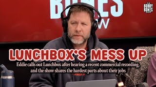 Eddie Catches Lunchbox’s Commercial Mess Up