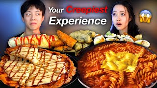 ME AND MY BEST FRIEND GOT STALKED BY A SERIAL KILLER FOR 3 YEARS… Korean Cheese Corn Pizza Mukbang
