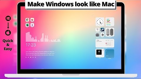 Make Windows 7/8.1/10  look like Mac OS in 2021 | Very Easy Trick |