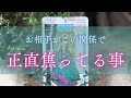 【タイムリミット感じてます🕔⸝⋆⸝⋆】お相手があなたについて正直焦ってること😅[タロット占い༊·˚ ]