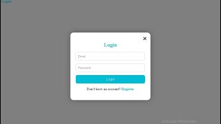 Live Coding: Create Login + Register Form with Popup | using HTML CSS & JAVASCRIPT