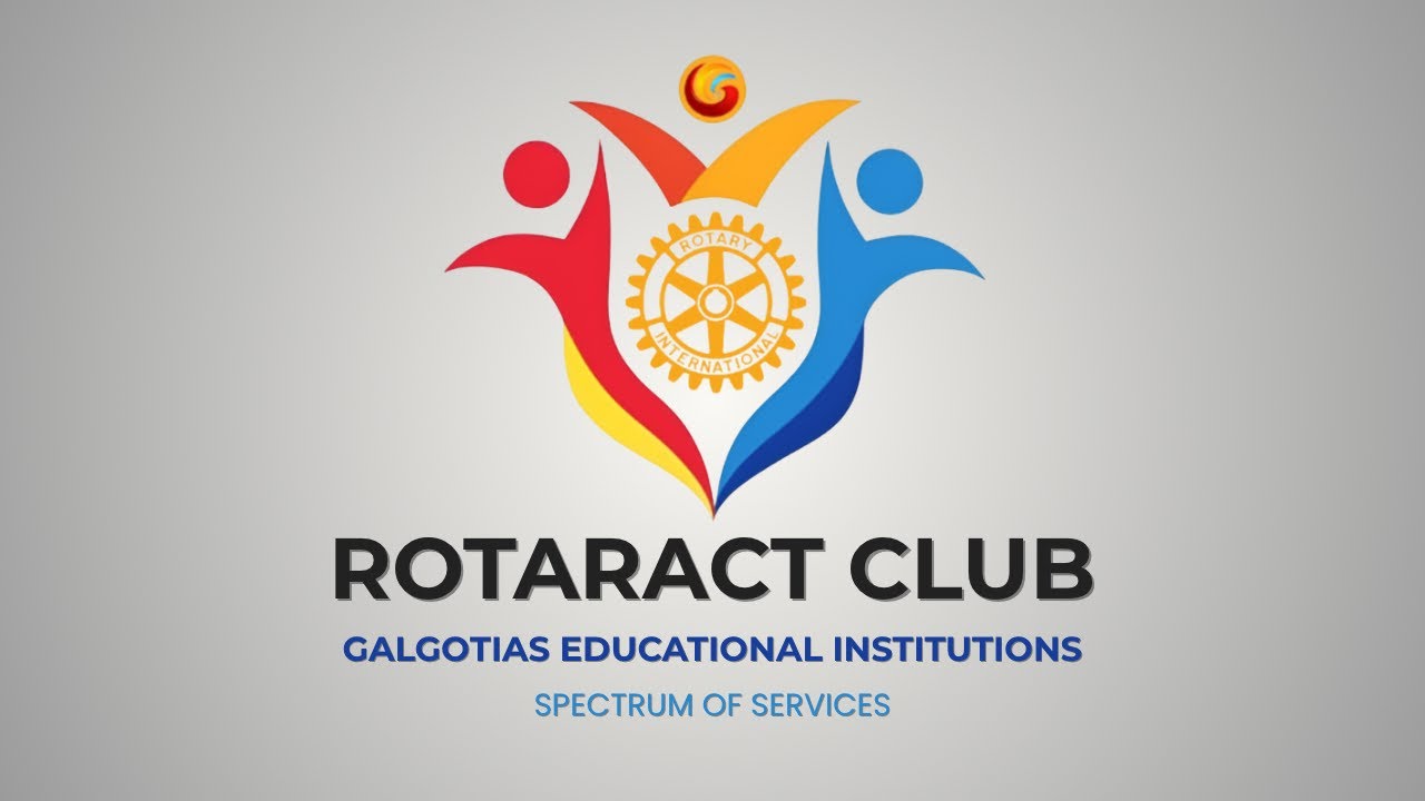 TAGLINE AND LOGO Unveil || Rotaract Galgotias || Rotary Year 2025-26