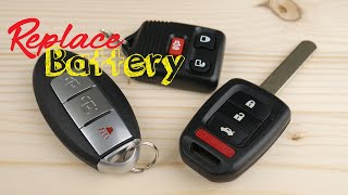 How To Replace Install Battery Car Key Fob Remote Easy Simple