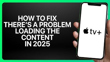 How To Fix There’s a Problem Loading This Content on Apple TV+ 2025! Tutorial
