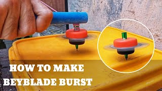 How to make Simple powerful Beyblade with launcher
