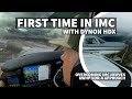 Dynon HDX First Time in IMC |  Skyview IFR Instrument Approach to KWHP VOR-A | Overcoming IMC Nerves