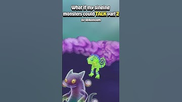 WHATF IF monsters could TALK in My Singing Monsters #msm #animation #shorts