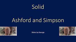 Ashford and Simpson   Solid  KARAOKE  (MADE FOR FEMALE SINGER NOT FORMULATED AS A DUET)
