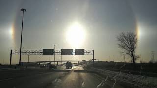 Sun Dog, Toronto Hwy 410 - January 2018