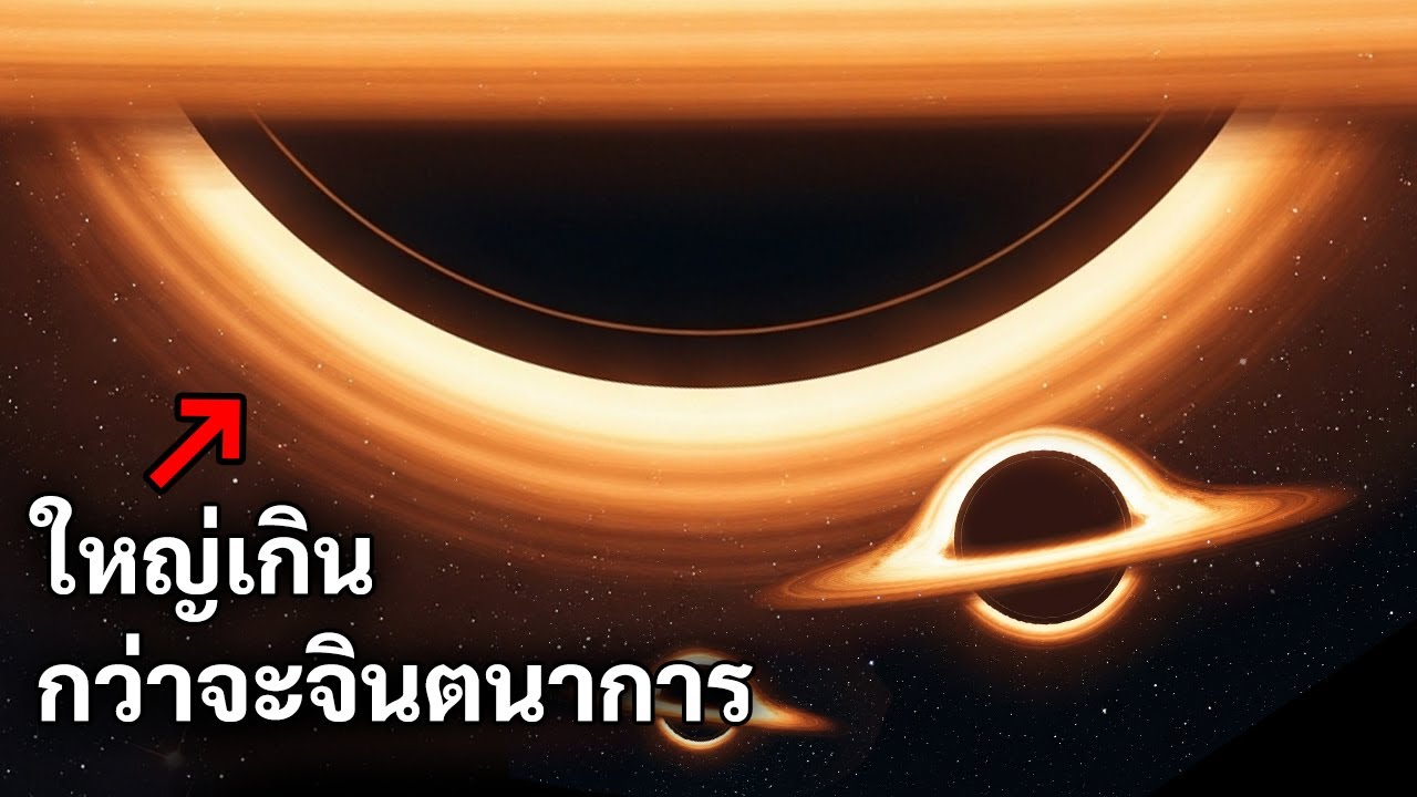 หลุมดำ TON 618 ใหญ่จนมีอีกหลุมหนึ่งติดอยู่ในวงโคจร!