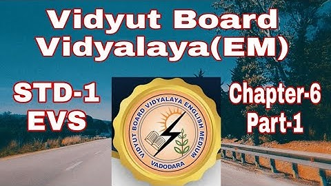 648.Std-1,EVS,Chapter-6,Part-1 | Vidyut Board Vidyalaya | BHAGYESH THAKKAR