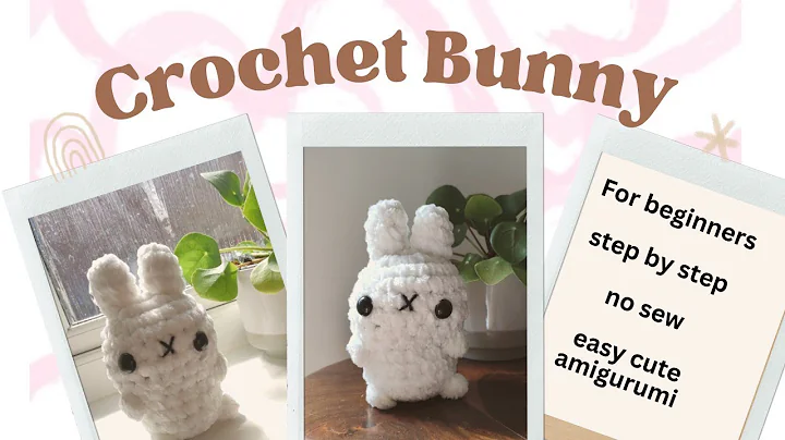 Crochet your own adorable Miffy inspired plush bunny!