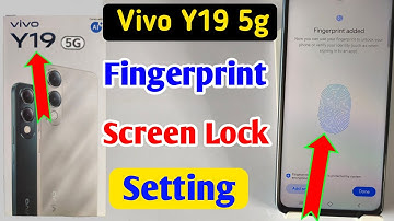 Vivo y19 fingerprint screen lock | fingerprint lock setting in Vivo y19 5g | pattern lock
