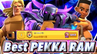 TOP1 with Best PEKKA RAM deck😉