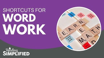 Shortcuts for Word Work