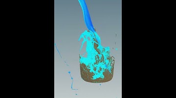 houdini flip solver water #art #houdinifx #animals#digitalart #vfx