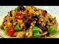 Cooking eggplant in amazing way  eggplant with ground chicken recipe  talong with giniling manok