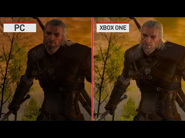 The Witcher 3: Wild Hunt – PC Ultra vs. PS4 vs. Xbox One Day-One Patch  [60fps][FullHD] 