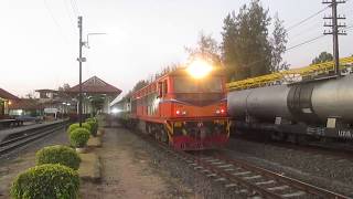 Alsthom (ALS) 4146 รถเร็วหนองคาย ออกจากสถานีขอนแก่น