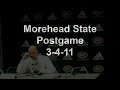 Morehead State Women's Basketball, OVC Tournament Postgame - 3/4/11