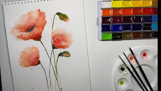 Watercolor / Botanical drawing / Art for Rest / Акварель