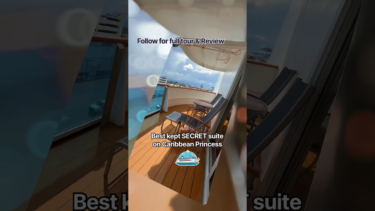 Best kept SECRET Mini suite on board the Caribbean Princess!!! Subscribe & Follow for the full Tour