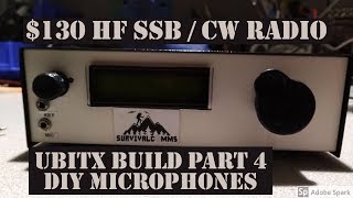 Ubitx Amateur Radio Kit Hf Ssbcw 130 Part 4 - Baofeng Mic Mods