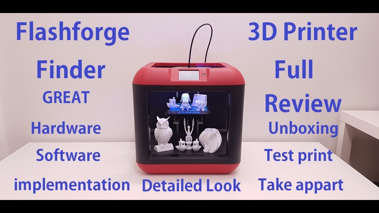 Flashforge Finder 3D Printer FULL REVIEW - MaxresDefault