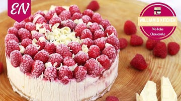 No-Bake White Chocolate & Raspberry Cheesecake || William