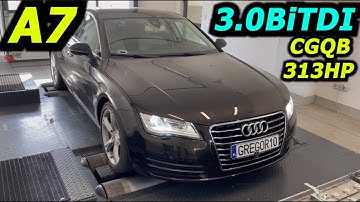 Audi A7 3.0BiTDI 313KM Stage 1 Chiptuning 400KM 717Nm by GREGOR10