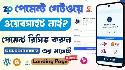 ওয়েবসাইট ছাড়াও অটো পেমেন্ট গেটওয়ে ব্যবহার করে পেমেন্ট নিন!ZiNi Pay Automation Payment Gateway 