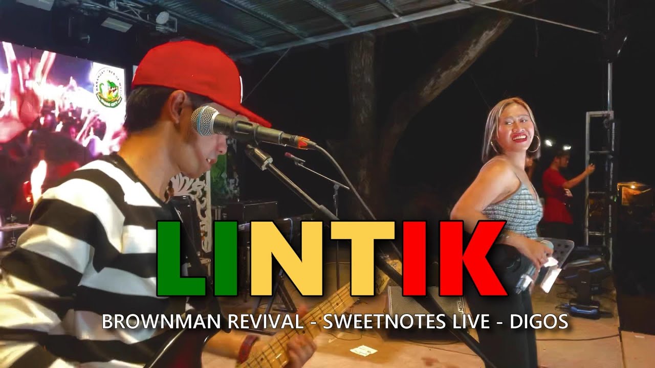 LINTIK - Brownman Revival | Sweetnotes Live @ Digos - YouTube