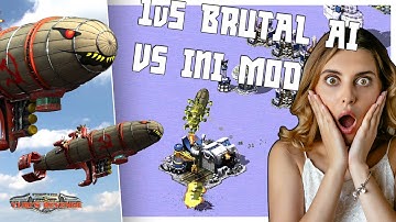 Red Alert 2 - Kirov Surprise - 1v5 BRUTAL AI