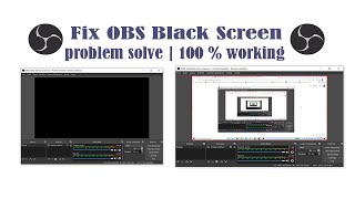 obs black screen display capture solved