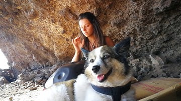 Steem it open mic week 76 by shaktisun, Handpan melody in a Cave