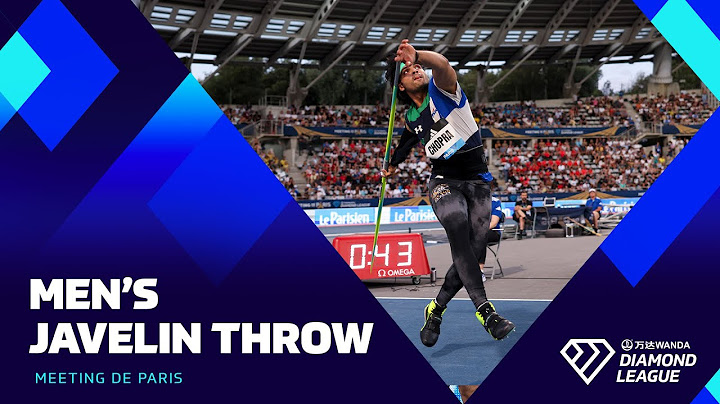 Neeraj Chopra rules in Paris 🔥 | Wanda Diamond League