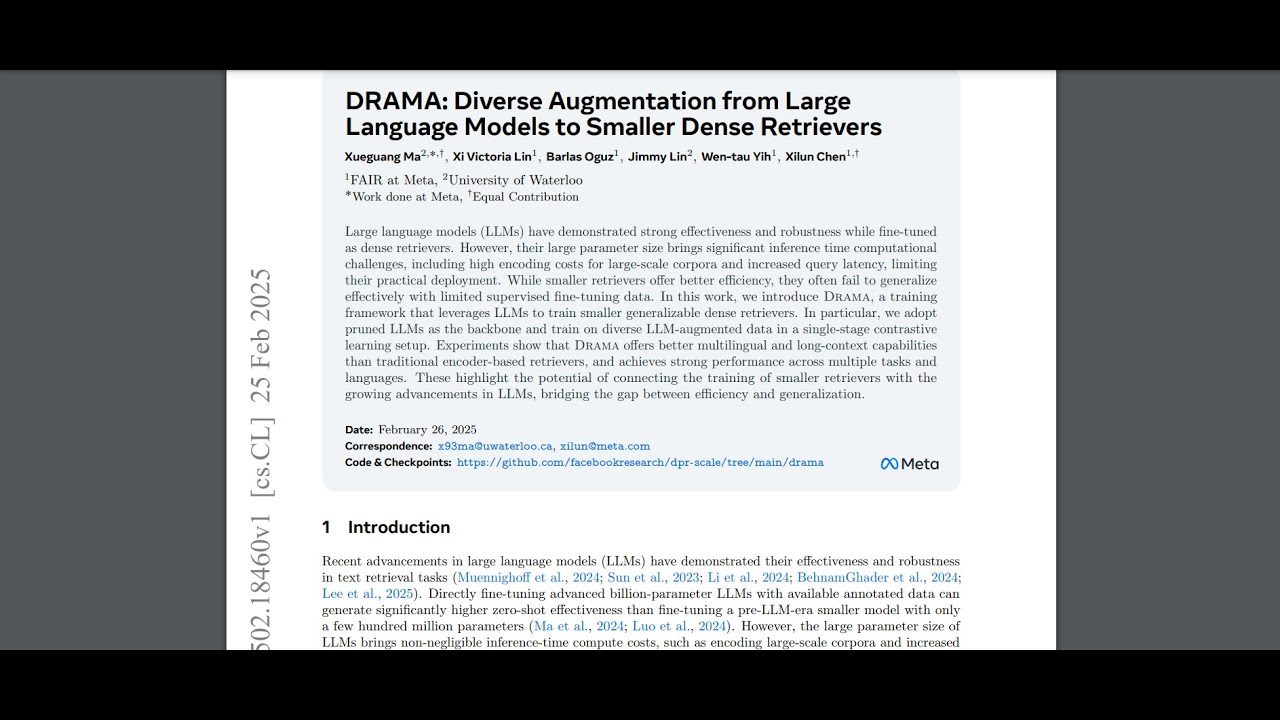 DRAMA: Diverse Augmentation from Large Language Models to Smaller Dense ...