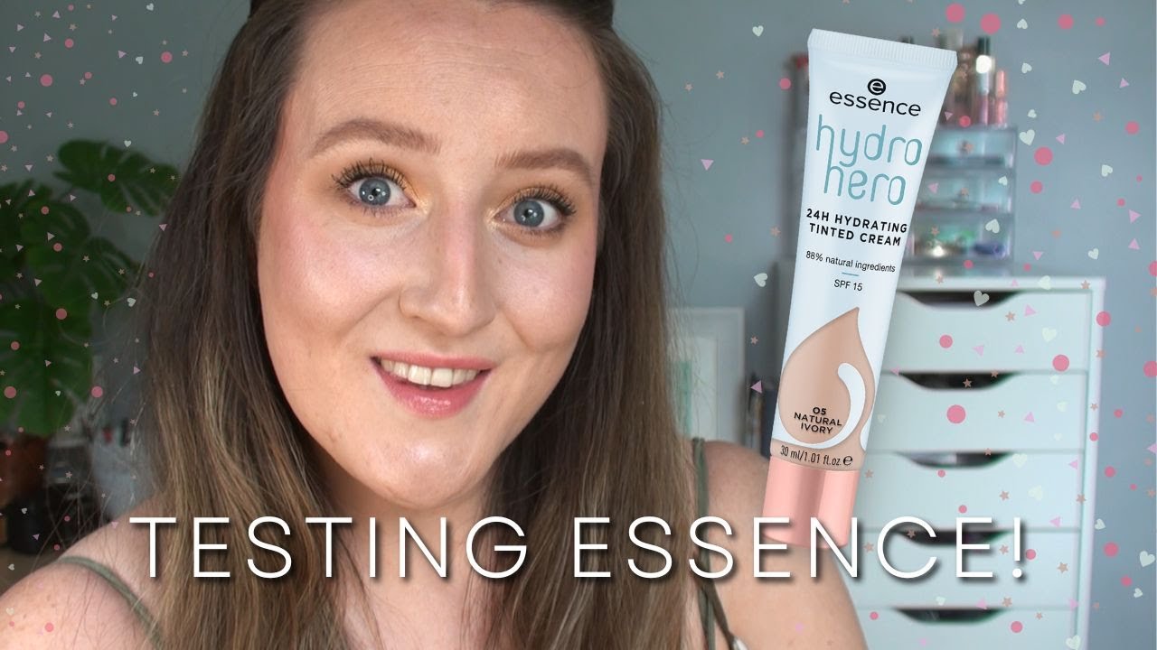 NEW* ESSENCE HYDRO HERO ON DRY SKIN! Testing £4 Vegan AND Cruelty Free  Tinted Moisturiser! 