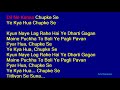Pyar Hua Chupke Se - Kavita Krishnamurthy Hindi Full Karaoke with Lyrics