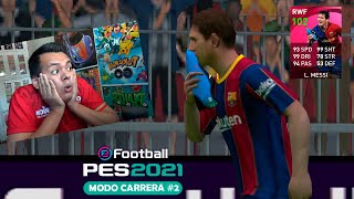 ASÍ JUEGA MESSI DE 102 en PES 2021 MOBILE *La Celebración de Gol, lo es todo* #2