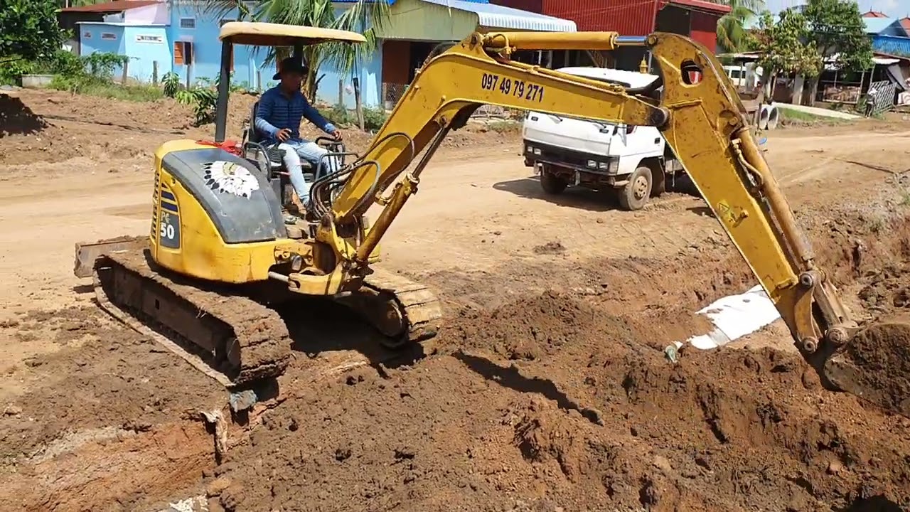 My Construction Komatsu PC 50 Mr-2 Working