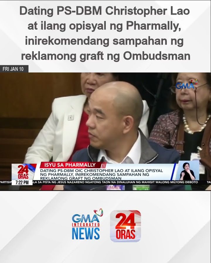 Dating PS-DBM Christopher Lao at ilang opisyal ng Pharmally, inirekomendang sampahan... | 24 Oras