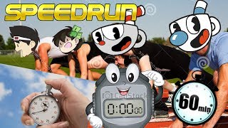 Hey lets SPEEDRUN CUPHEAD! Under an hour (hopefully)